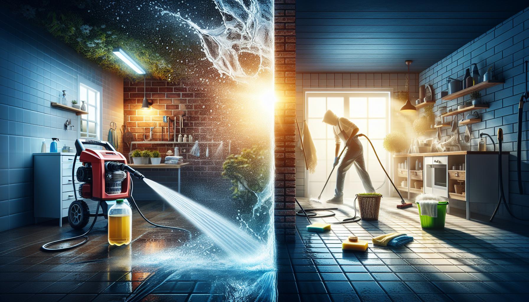 Comparing Water Usage: Pressure Washers vs. Traditional Cleaning Methods