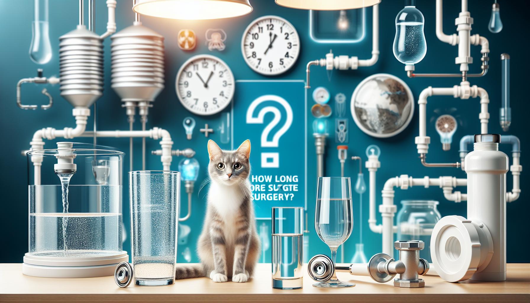 How Long Before Surgery Should Cats Stop Drinking Water?